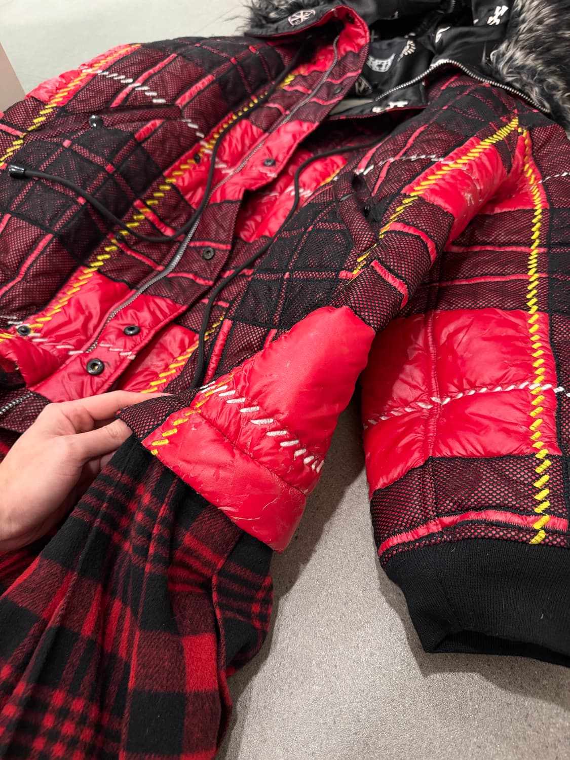 코쿤투자이 ktz 리버시블 퍼코트 상품이미지4