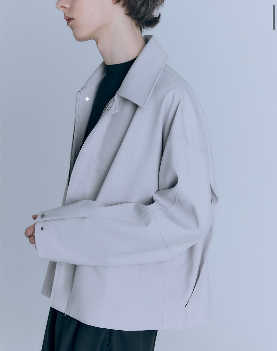 아르반 투웨이 스냅 블루종 자켓  1사이즈 상품이미지2