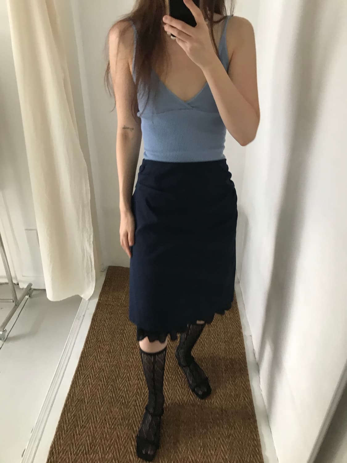 drape cotton skirt 상품이미지2