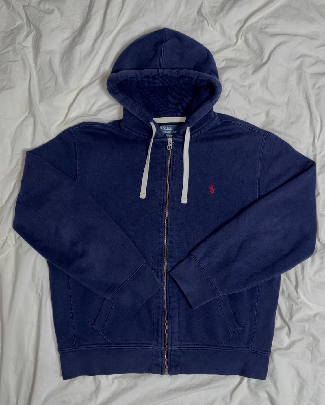 폴로 랄프로렌 네이비 후드집업 상품이미지1