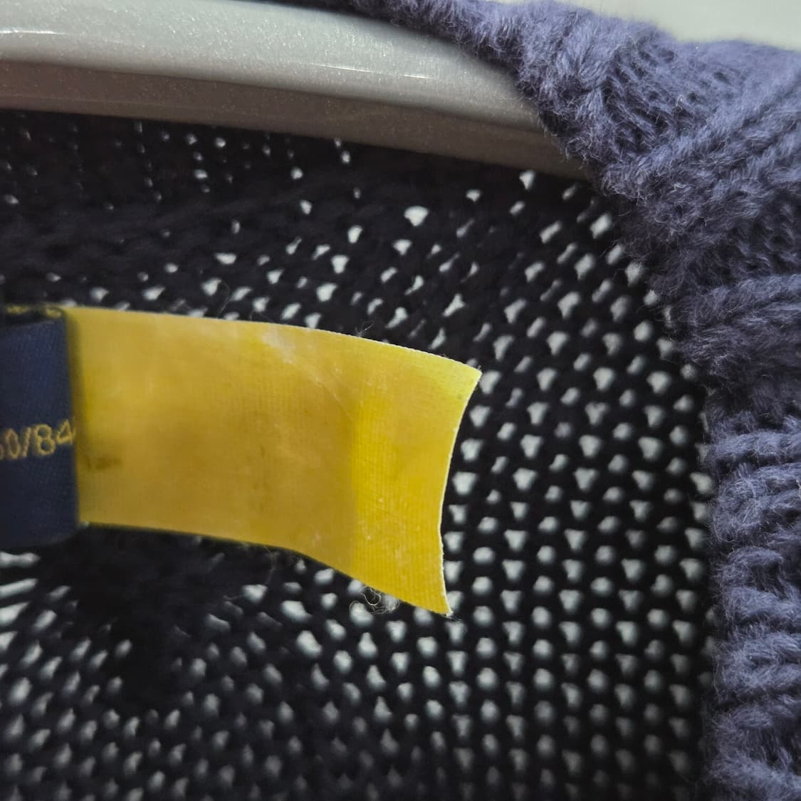 폴로랄프로렌 우먼 케이블 반팔니트 네이비 S 상품이미지4