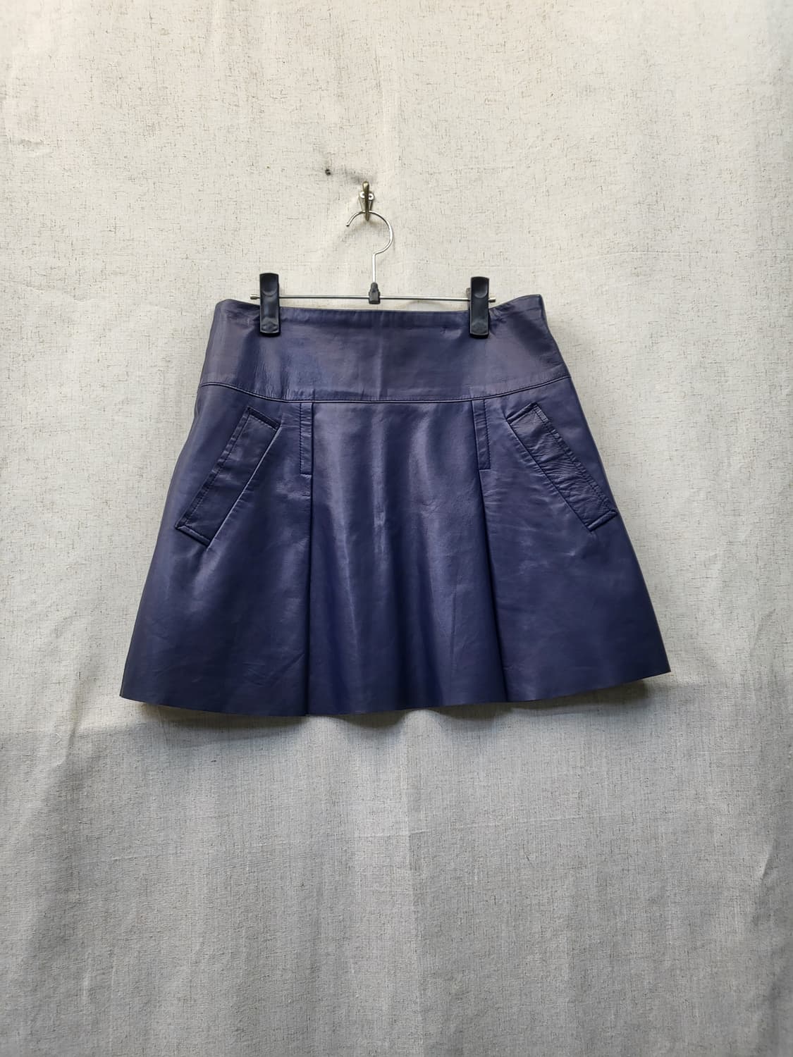 빈스 양가죽 스커트 상품이미지1