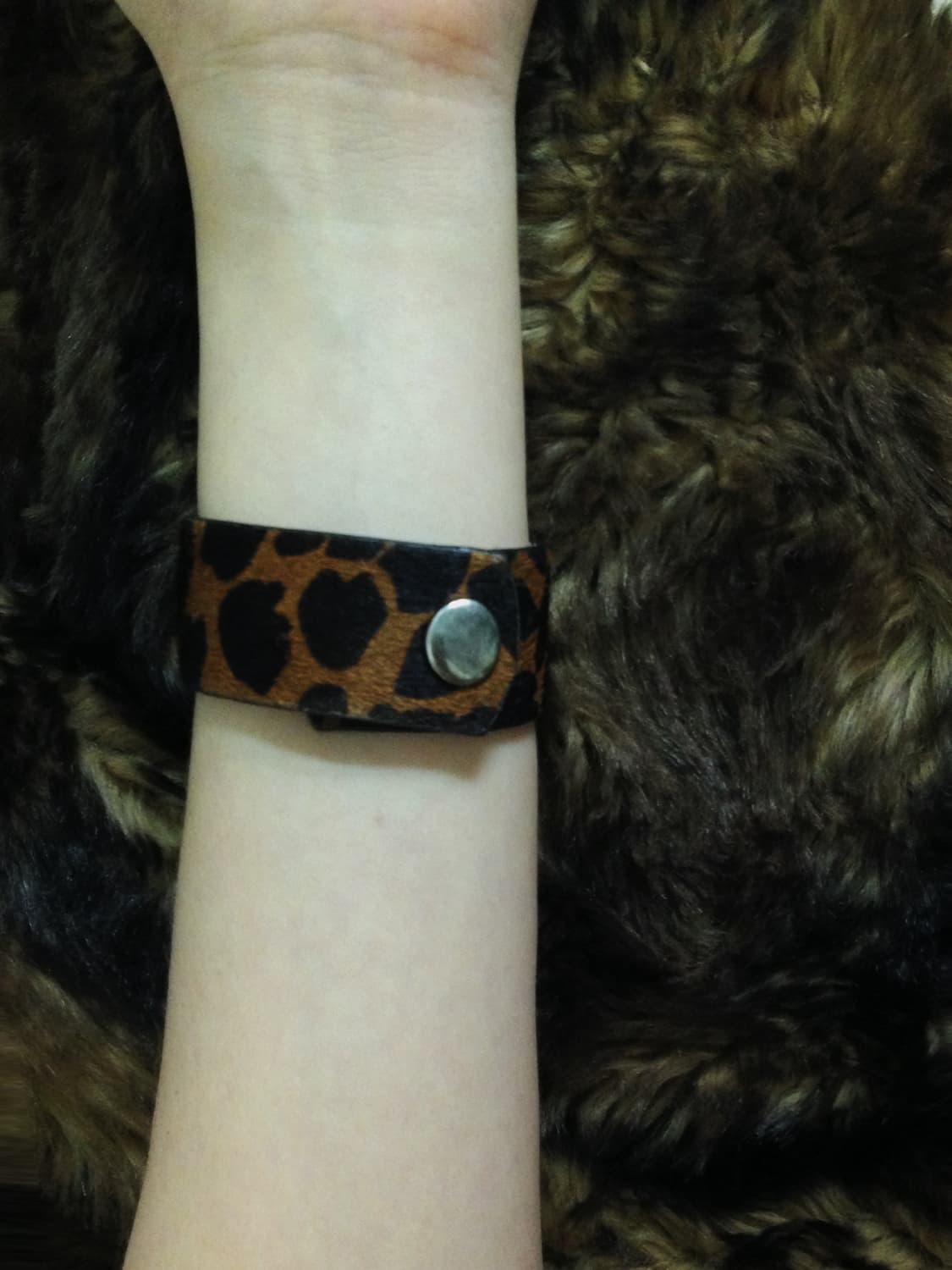 Leopard Leather Bracelet 상품이미지3