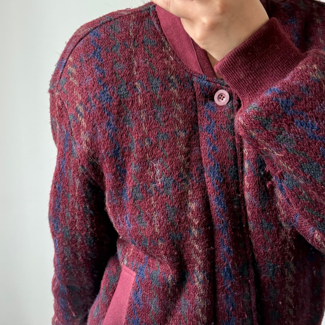 [M] 입생로랑 울 블루종 자켓 상품이미지3