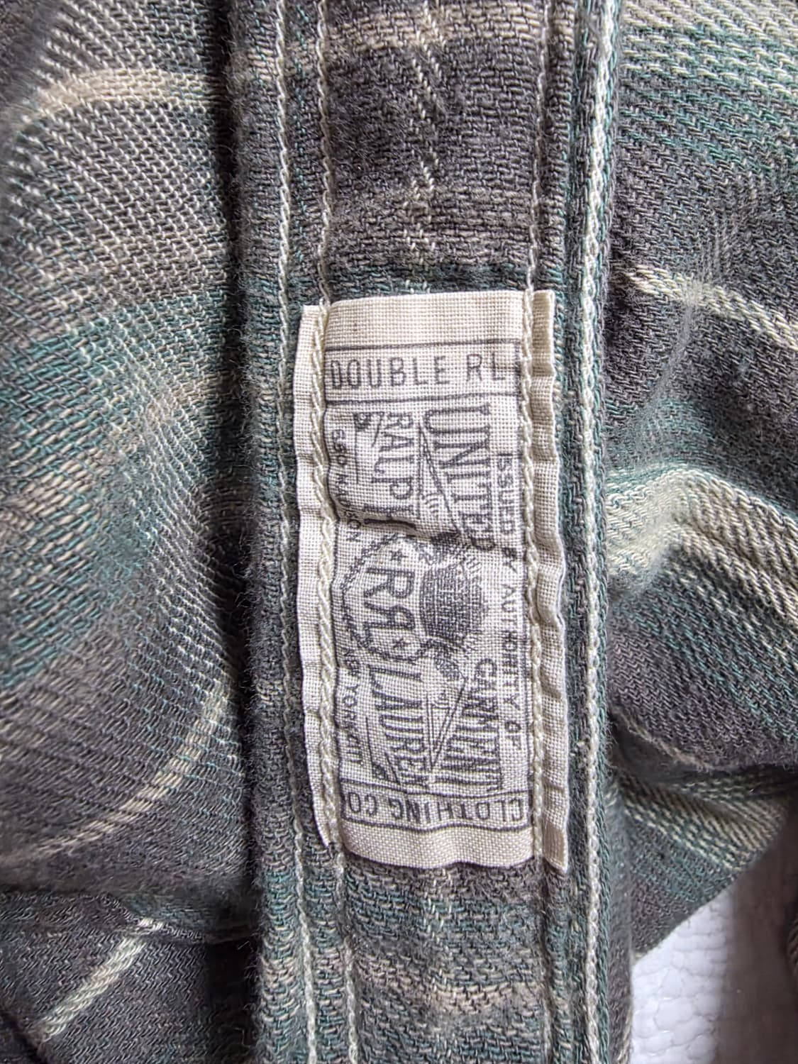 RRL 더블알엘 웨스턴 플래드 체크 셔츠 (S) 상품이미지5