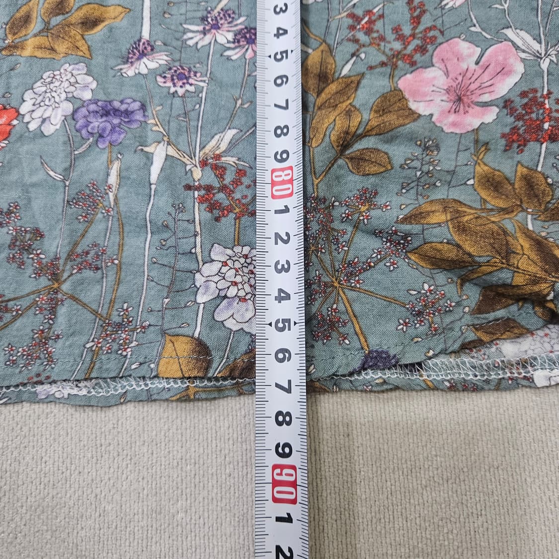 F N.BY  꽃무늬 셔츠 원피스 0402Y 상품이미지6