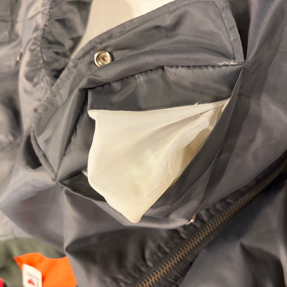 [2XL] 로스코 항공 점퍼 MA-1 그레이 봄버 자켓 B805 상품이미지7