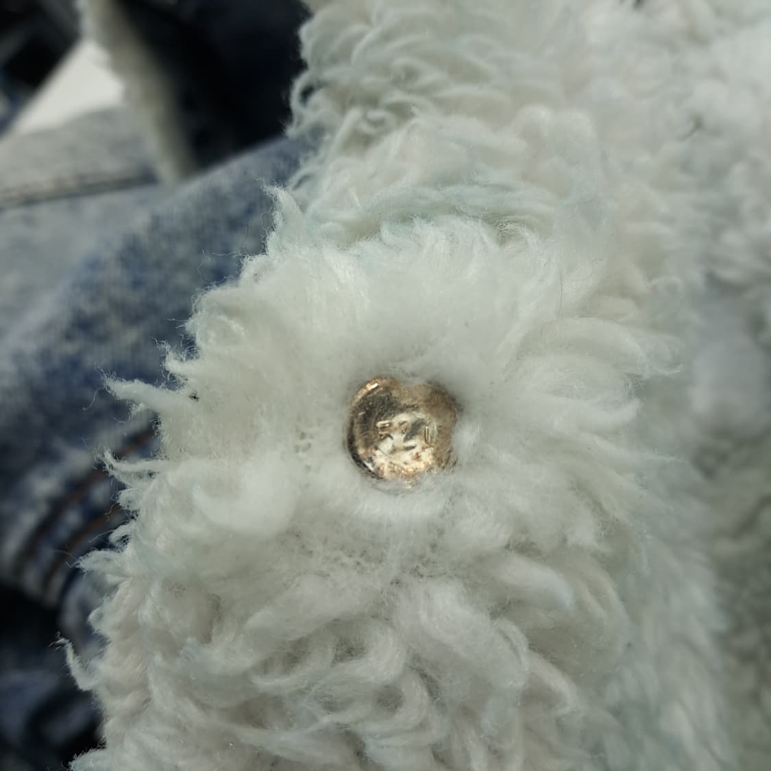 CN971 M 리바이스 USA 애시드워시 셰르파 데님 트러커 자켓 상품이미지8