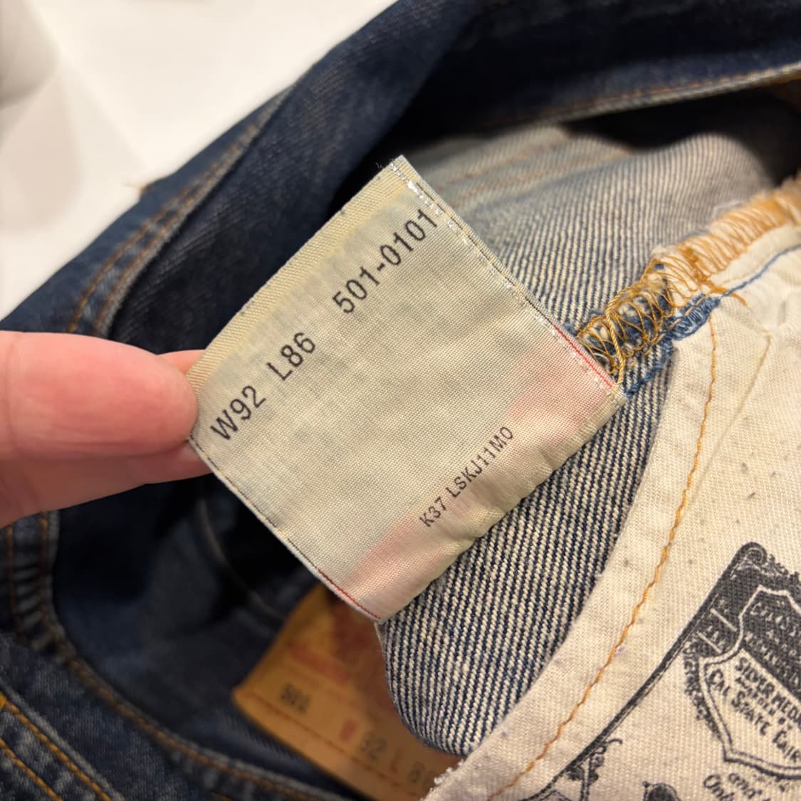 [36x34] 리바이스 501 데님 팬츠 청바지 D462 상품이미지8
