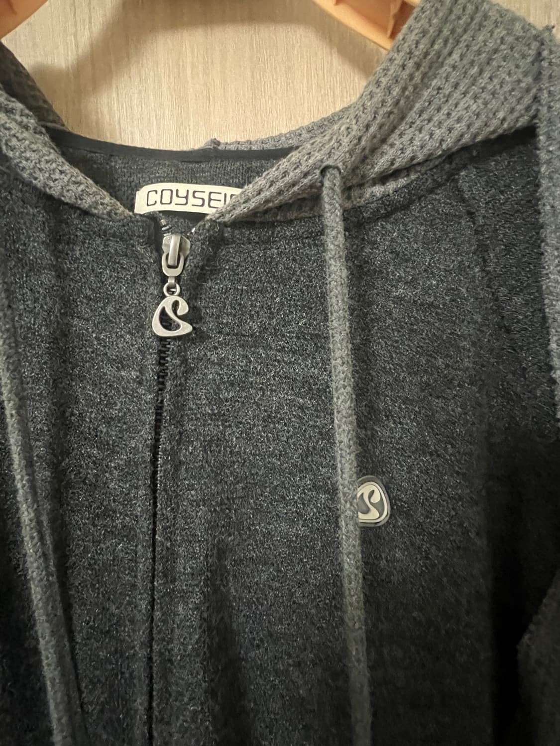 코이세이오 coyseio EARMUFFS HOOD ZIP-UP CHARC 상품이미지4