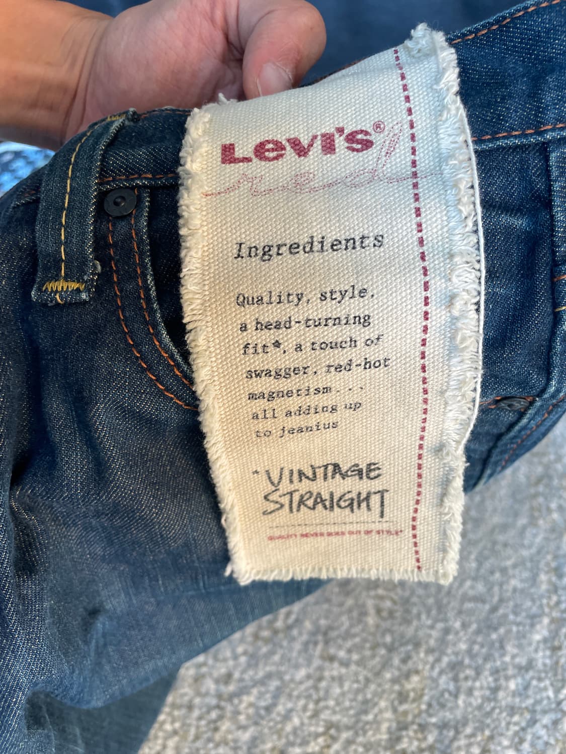 [30] 00s Levis 리바이스 레드 라인 빈티지 스트레이트 데님 상품이미지4