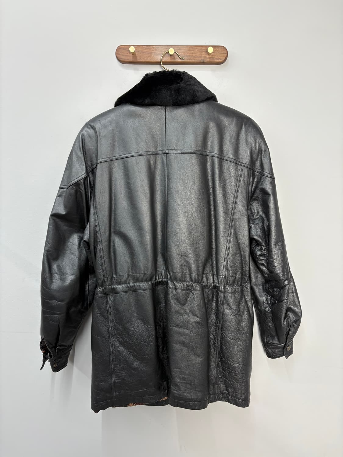 프라도네 모피가죽 퍼카라 자켓 (퍼 탈부착가능) A3141 상품이미지6