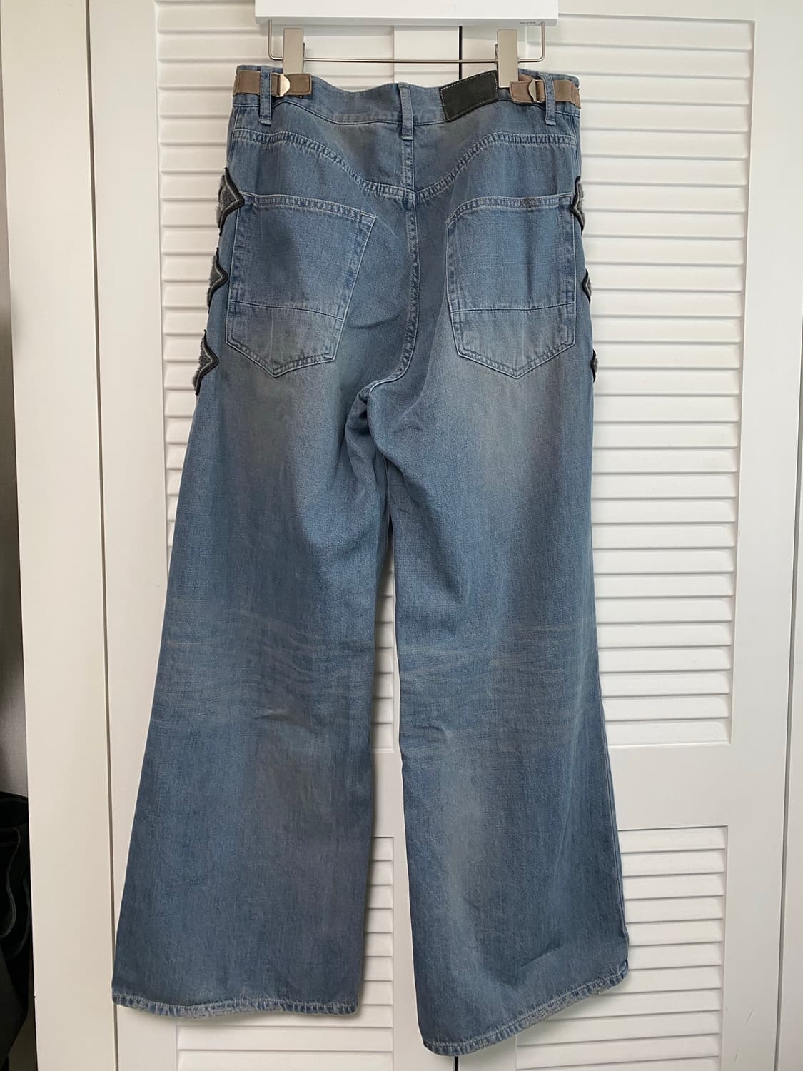 폴리테루 행크 내로우 고시마 데님 팬츠 라이트블루 상품이미지4