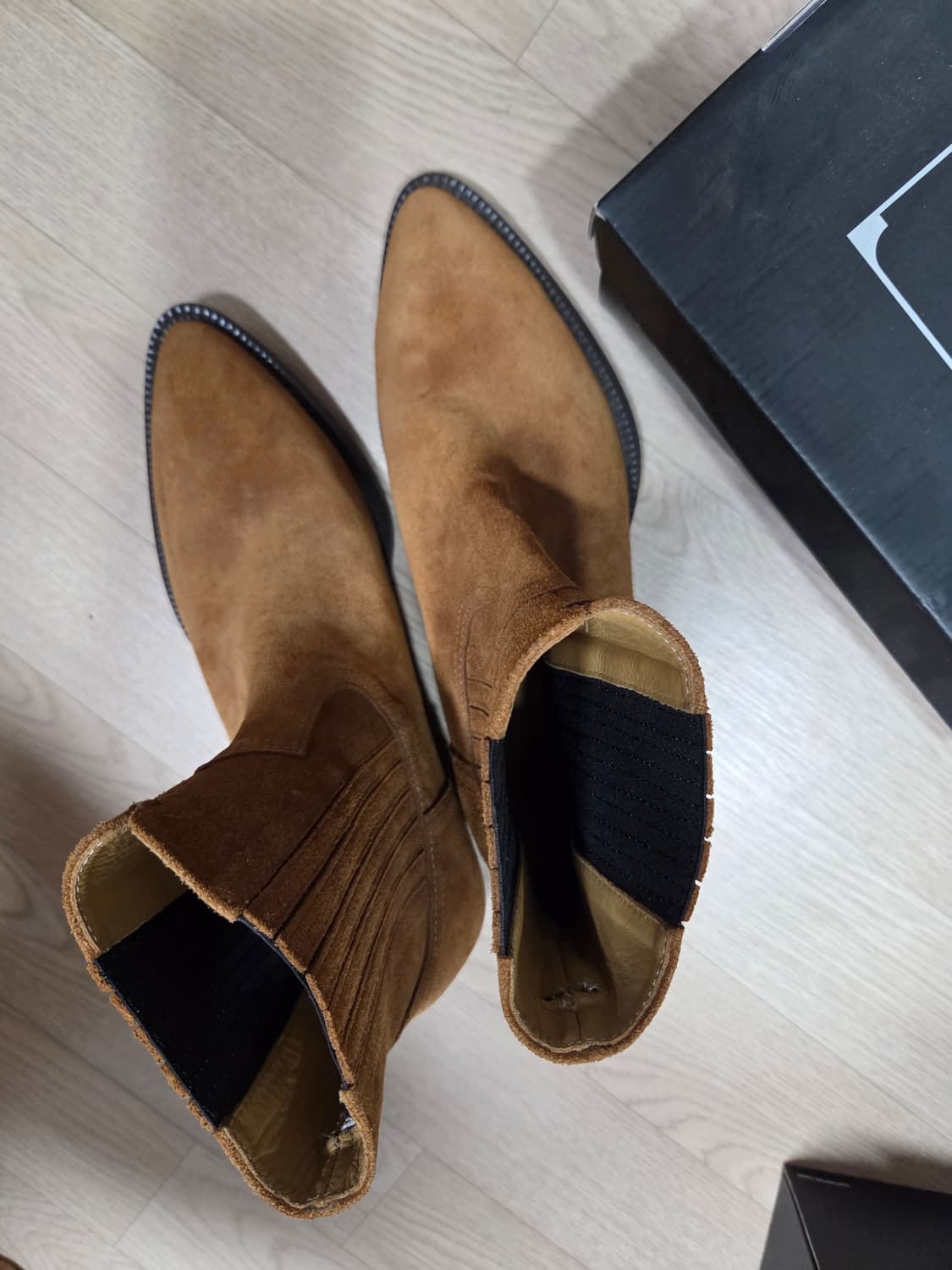 웨스턴 부츠 길프 44 스웨이드 가죽 비브람 상품이미지5