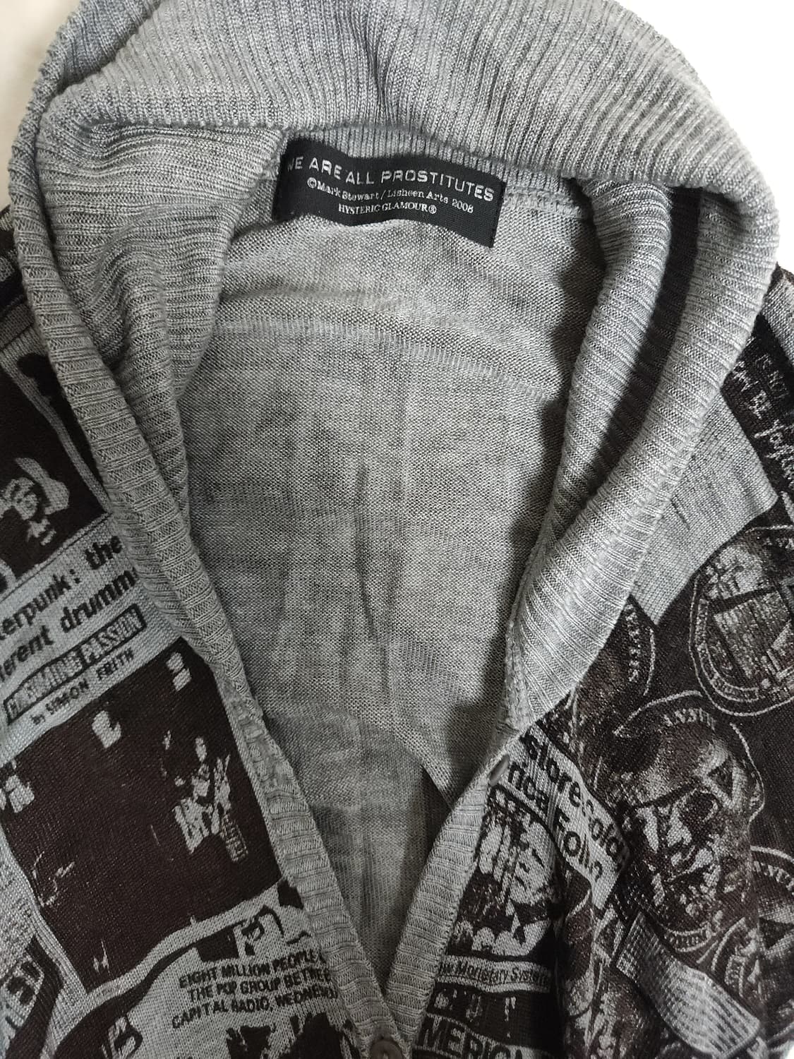 *Rare* 히스테릭글래머 펑크 언발 가디건 (punk•emo) 상품이미지2