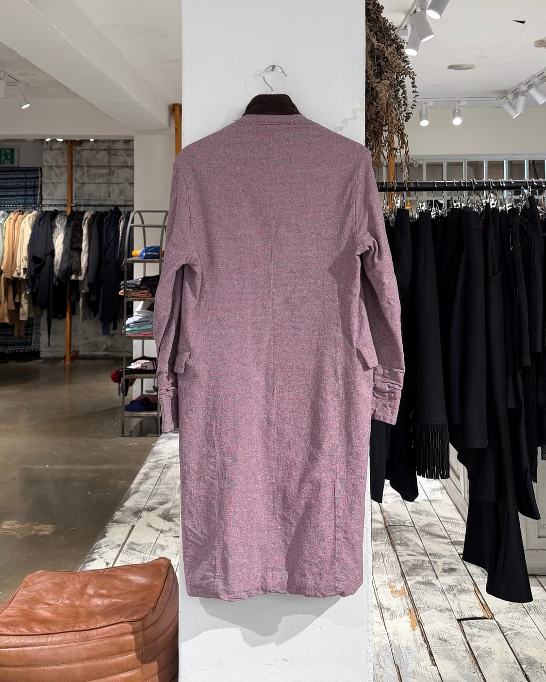 캐피탈 핑크 코듀로이 카라 코트 상품이미지7