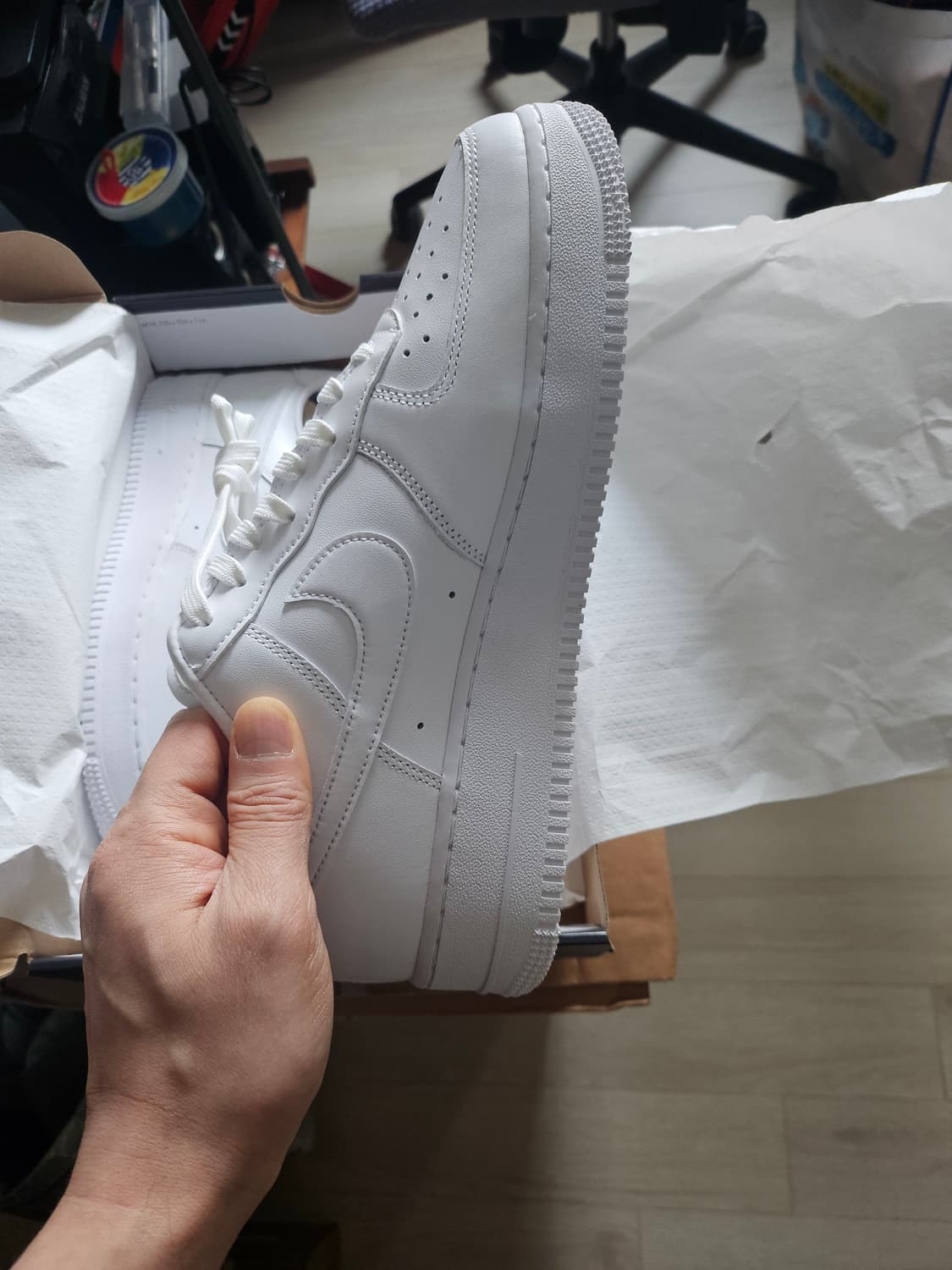 나이키 에어포스1 프레쉬 올백 275 새상품 상품이미지4