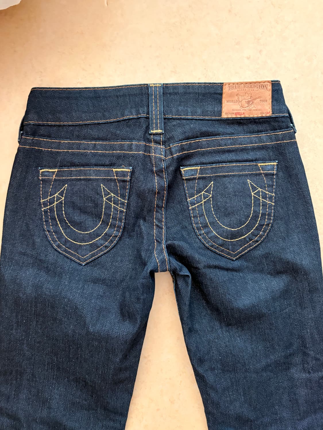 트루릴리젼 스텔라 데님 팬츠 생지 USA제작 상품이미지6