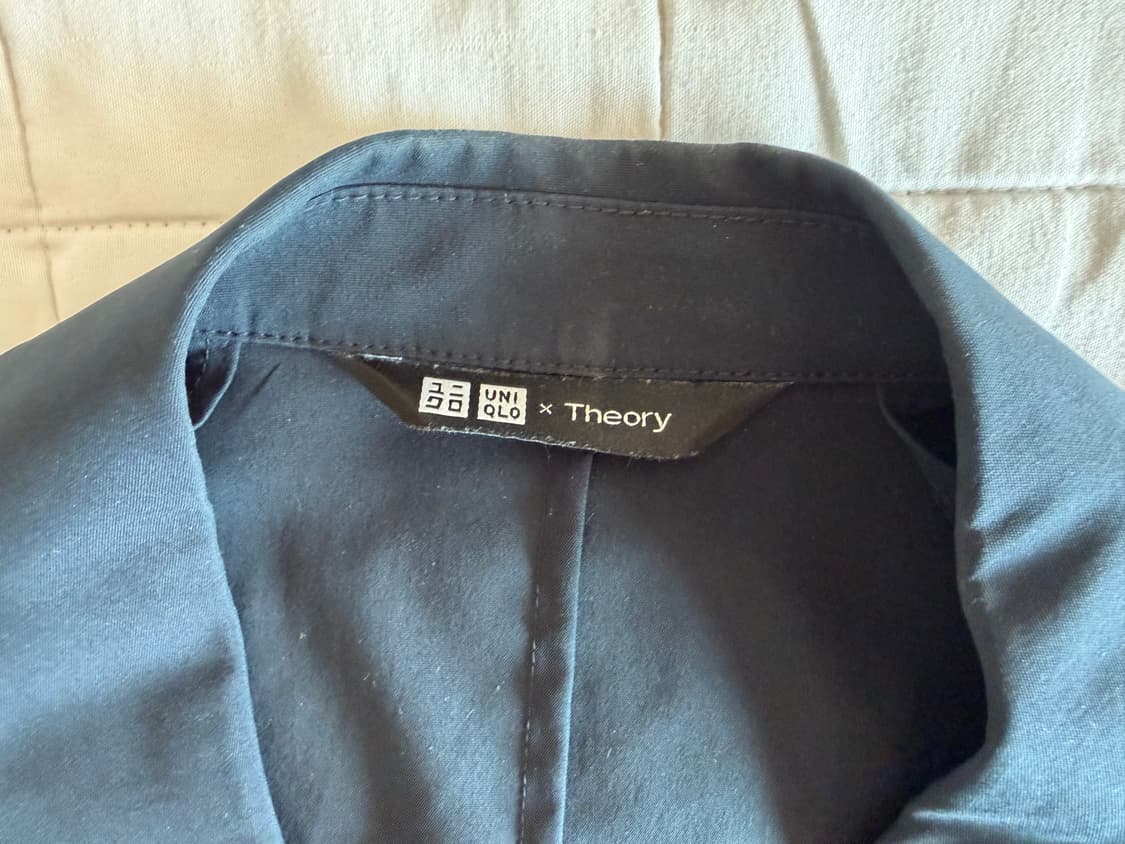 유니클로XTheory 블레이저 네이비 상품이미지3