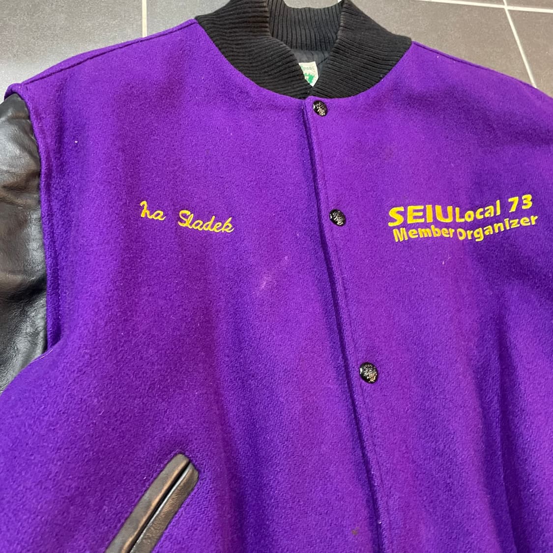 Maple Varsity jacket Made Usa 상품이미지6