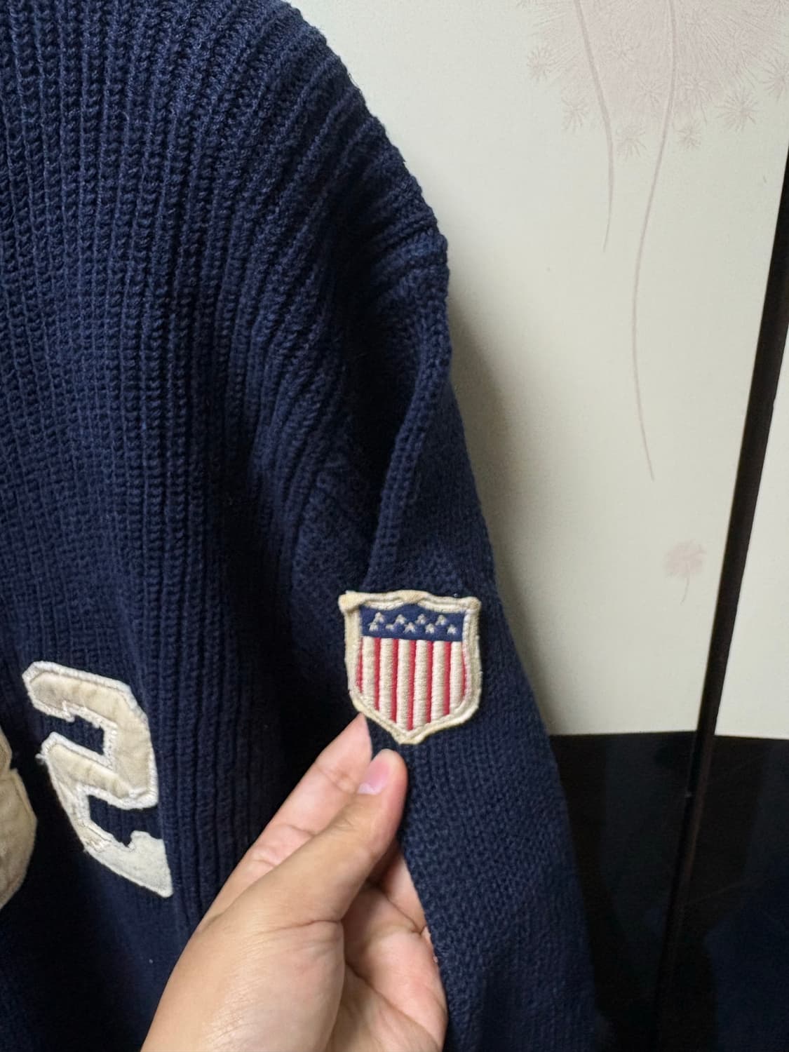 [L] 폴로 랄프로렌 V넥 크리켓 니트 상품이미지3