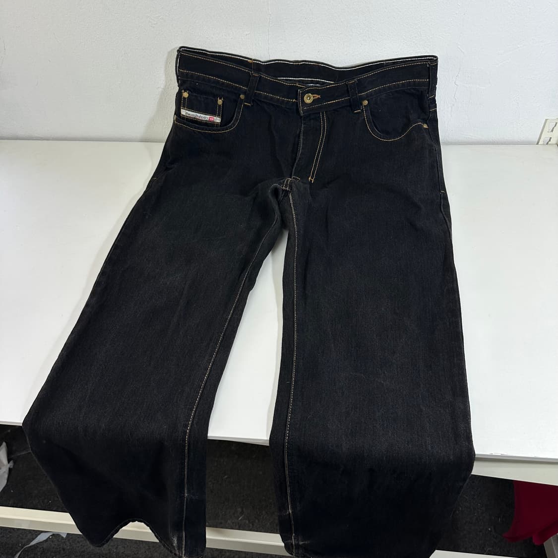 34 디젤 스트레이트핏 블랙진 상품이미지3