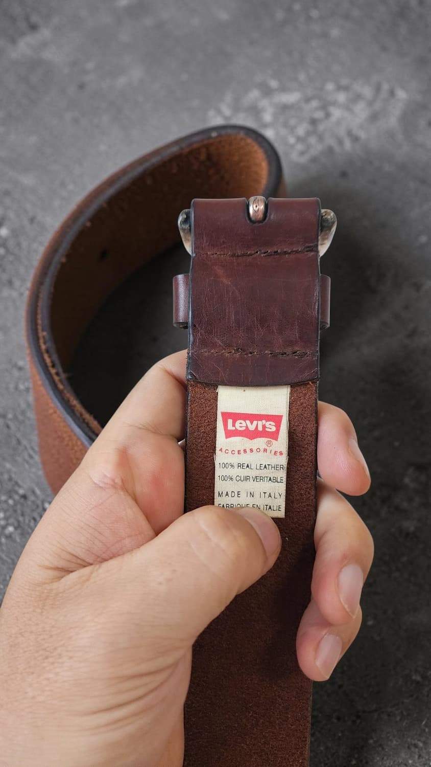 LEVI'S 가죽 벨트 빈티지 버클 상품이미지5