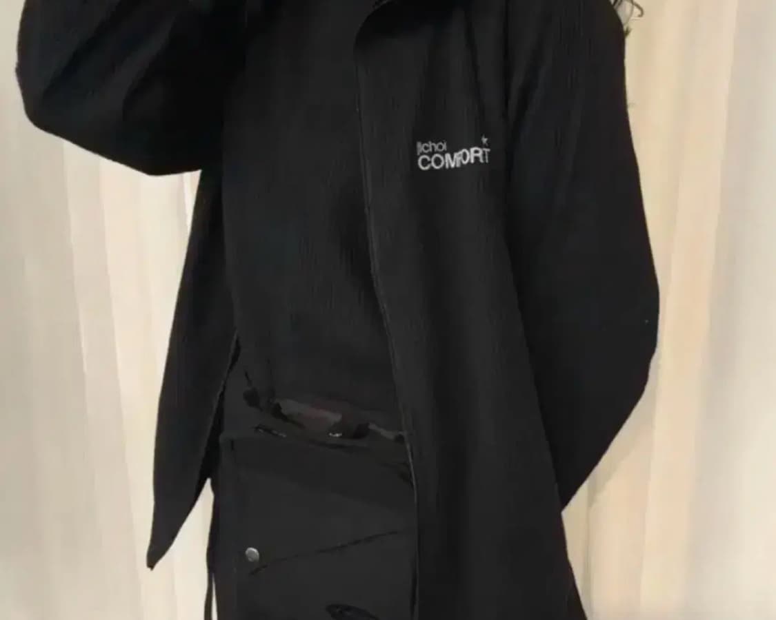 구해요) 지초이 24-001 와플 후드집업 상품이미지1