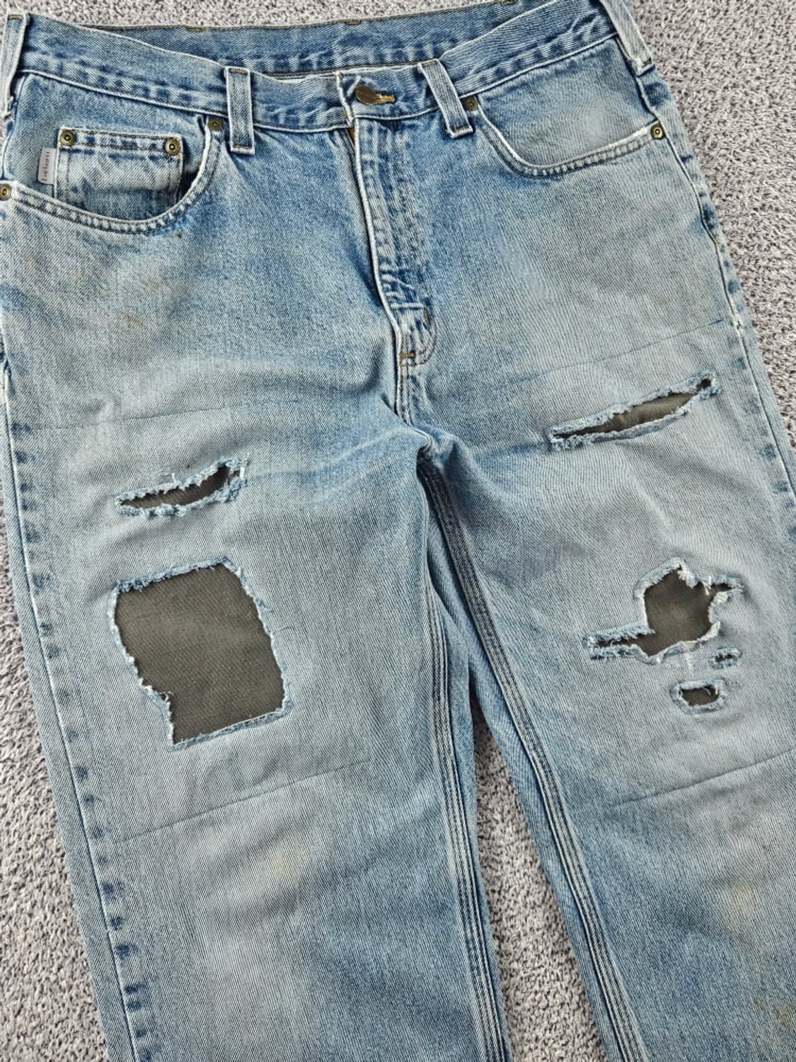 칼하트 리페어 커스텀 데님 워크 팬츠 ( 36X34 ) / 11048 상품이미지5