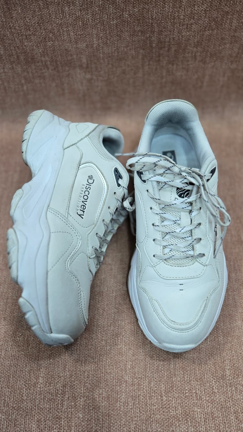 디스커버리 255mm- 흰색 운동화 어글리슈즈 상품이미지1