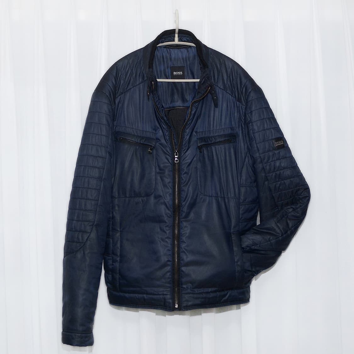 휴고 보스 싱글 집업 라이더 소프트 패딩 자켓 (52 / 100-105) 상품이미지1