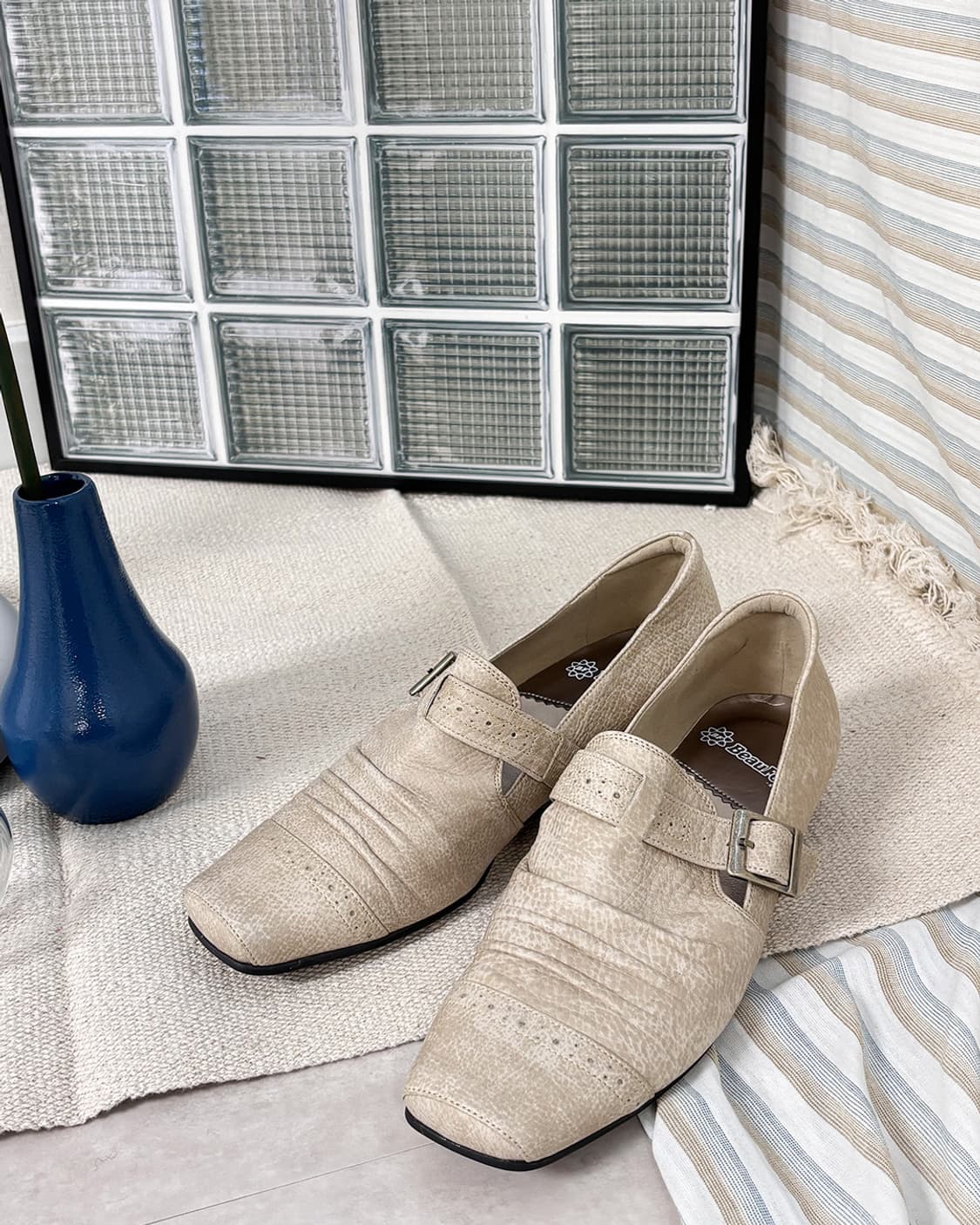 BeauFort shirring geek chic loafers 상품이미지1