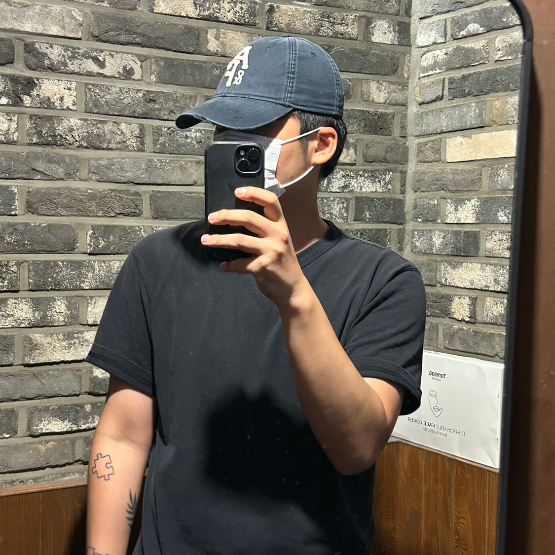 아베크롬비 네이비 빈티지 볼캡 모자 상품이미지9