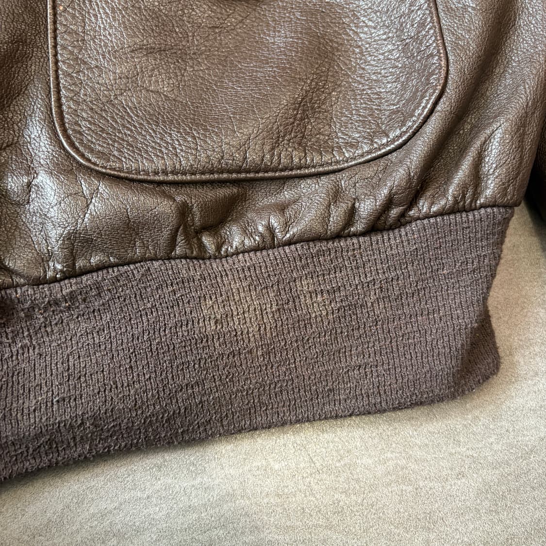 Cooper Type A-2 leather jacket 쿠퍼 A2 자켓 상품이미지5