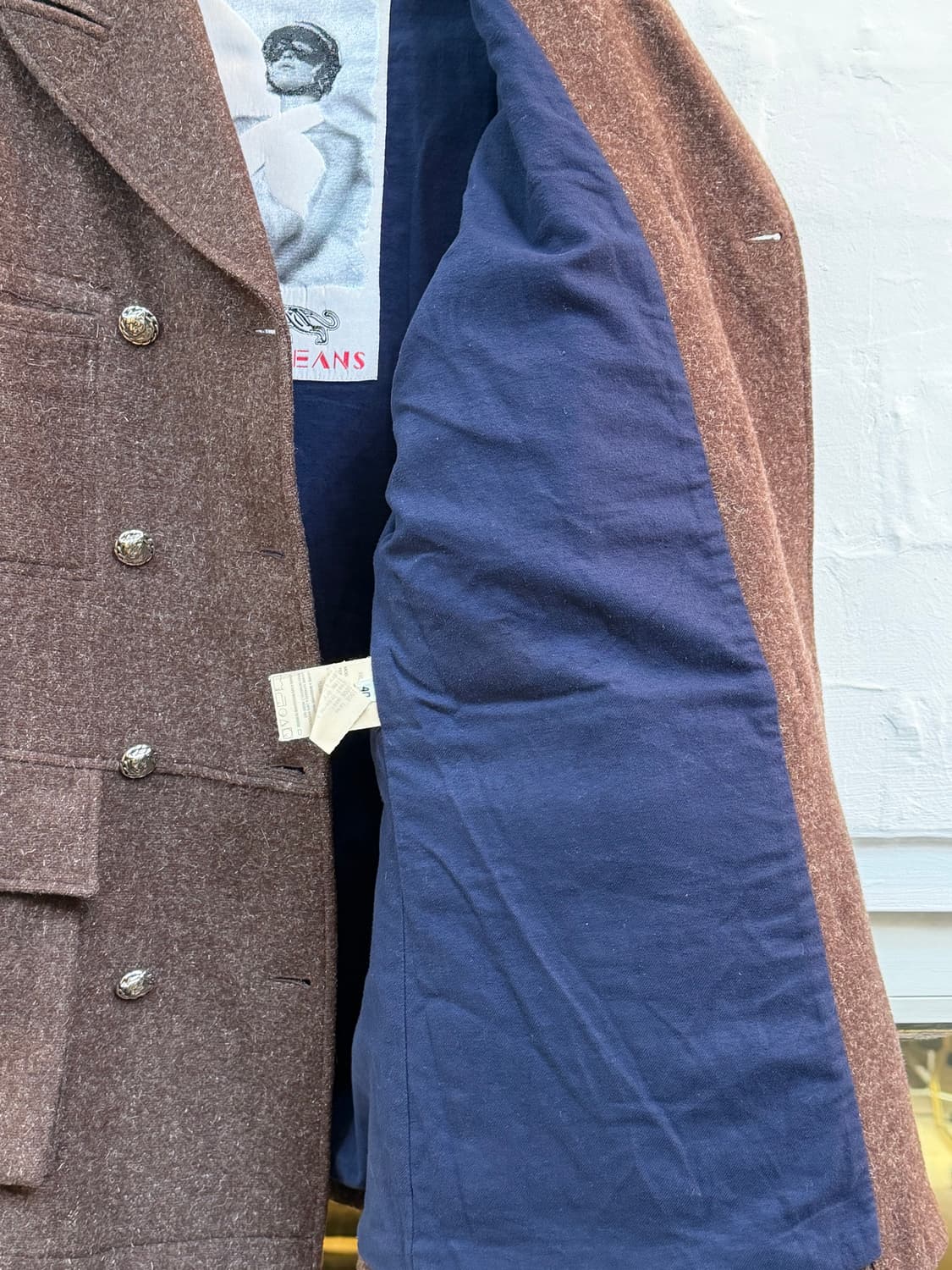 Krizia Jeans 라나 울 더블 하프 코트 40 상품이미지6