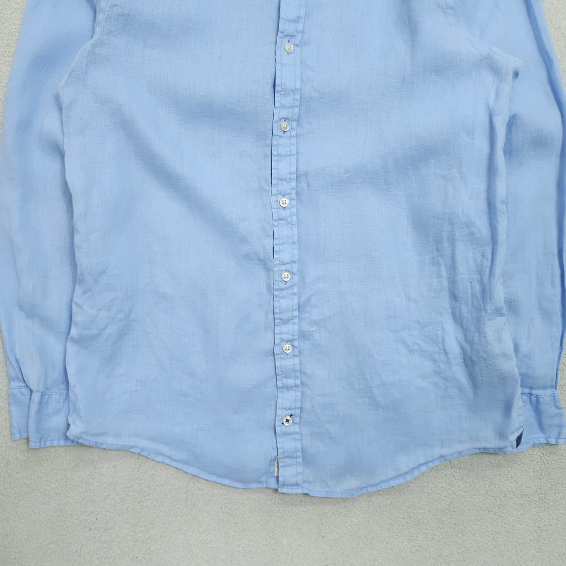 타미힐피거 헨리넥 린넨 셔츠 L 상품이미지3