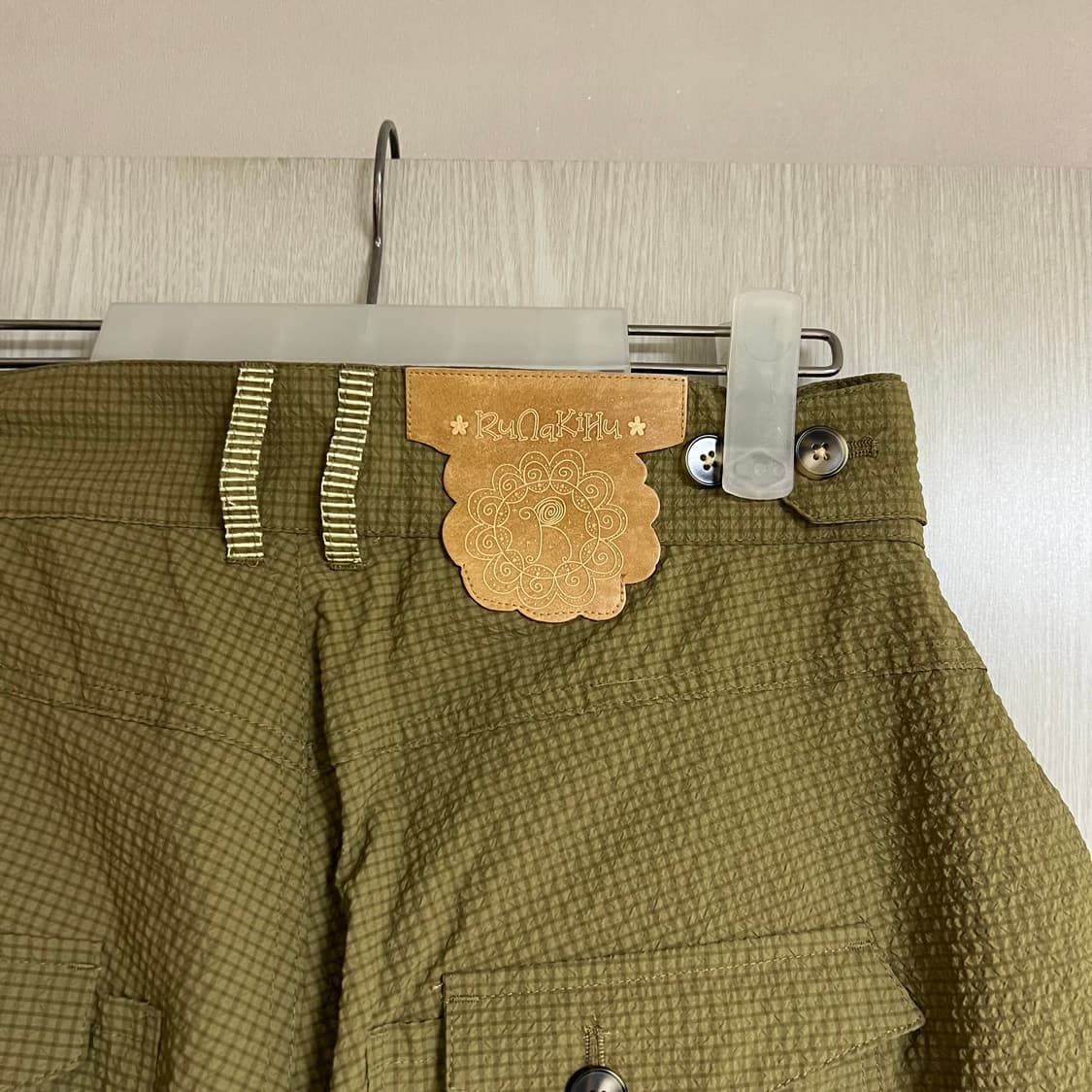 루나키후 시어서커 와이드 팬츠 상품이미지5