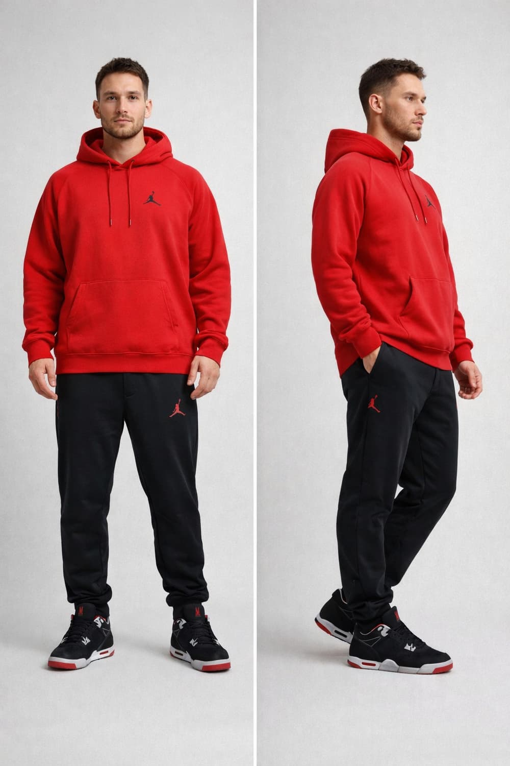 조던(Jodan) 기모 후드 + 기모 트레이닝 셋업 상품이미지1