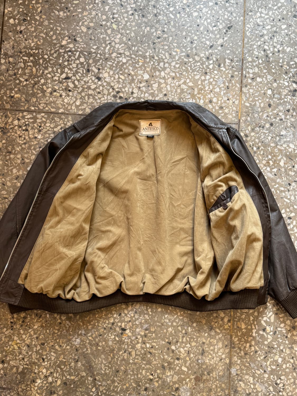 빈티지 소가죽 집업 자켓(O58) 상품이미지5