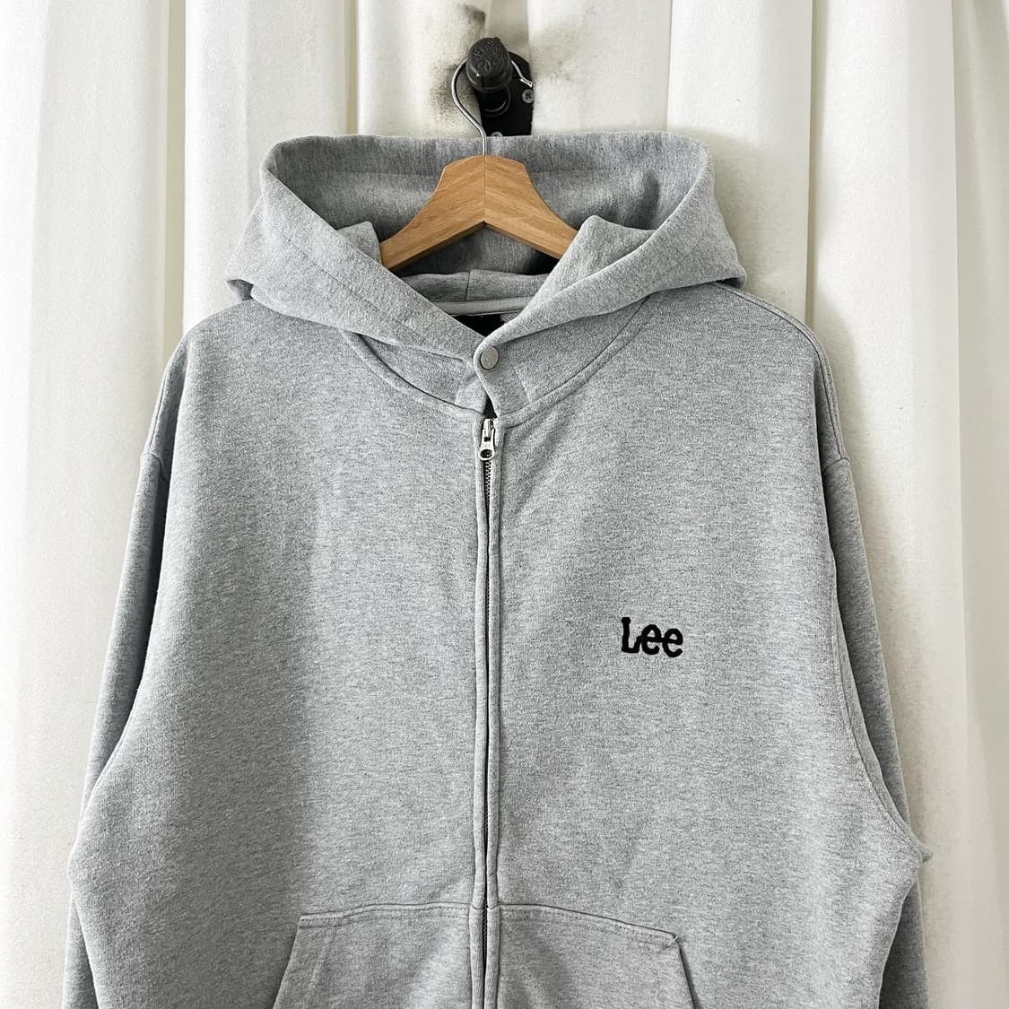 Lee 그레이 투웨이 후드 집업 상품이미지2