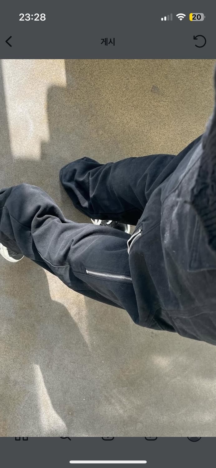 플라스틱프로덕트 웨이브 지퍼 팬츠 상품이미지2