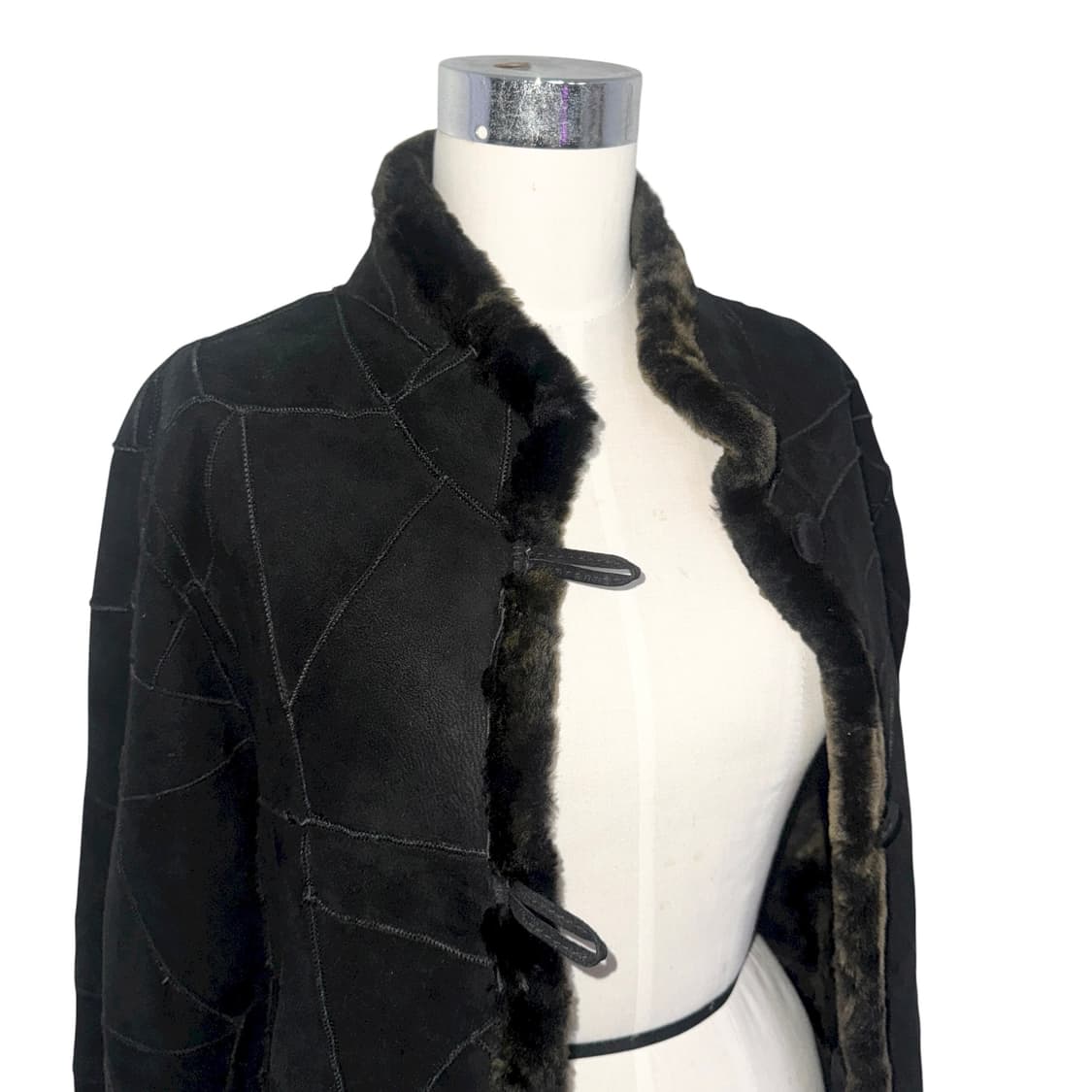 Black Leaves Oriental Mustang Jacket 상품이미지7