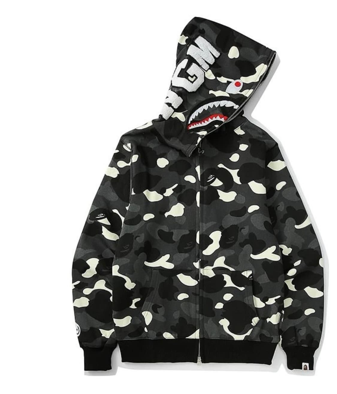 베이프후드집업 카모  상품이미지9