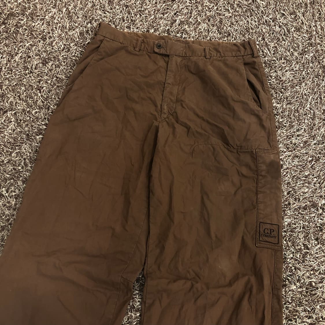 CP컴퍼니 브라운 코튼 팬츠 상품이미지2