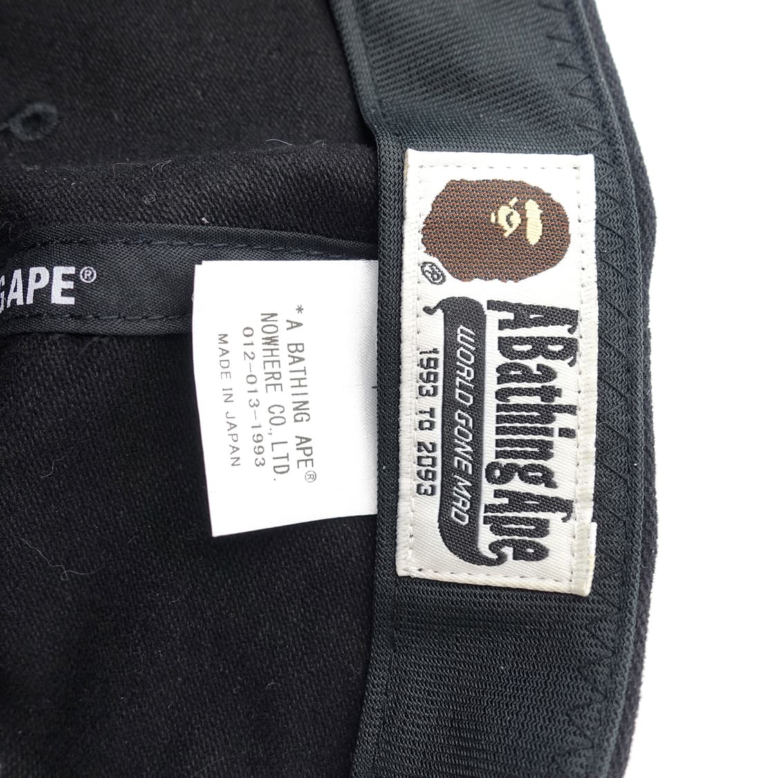 BAPE 베이프 블랙 스타 자수 볼캡 상품이미지8