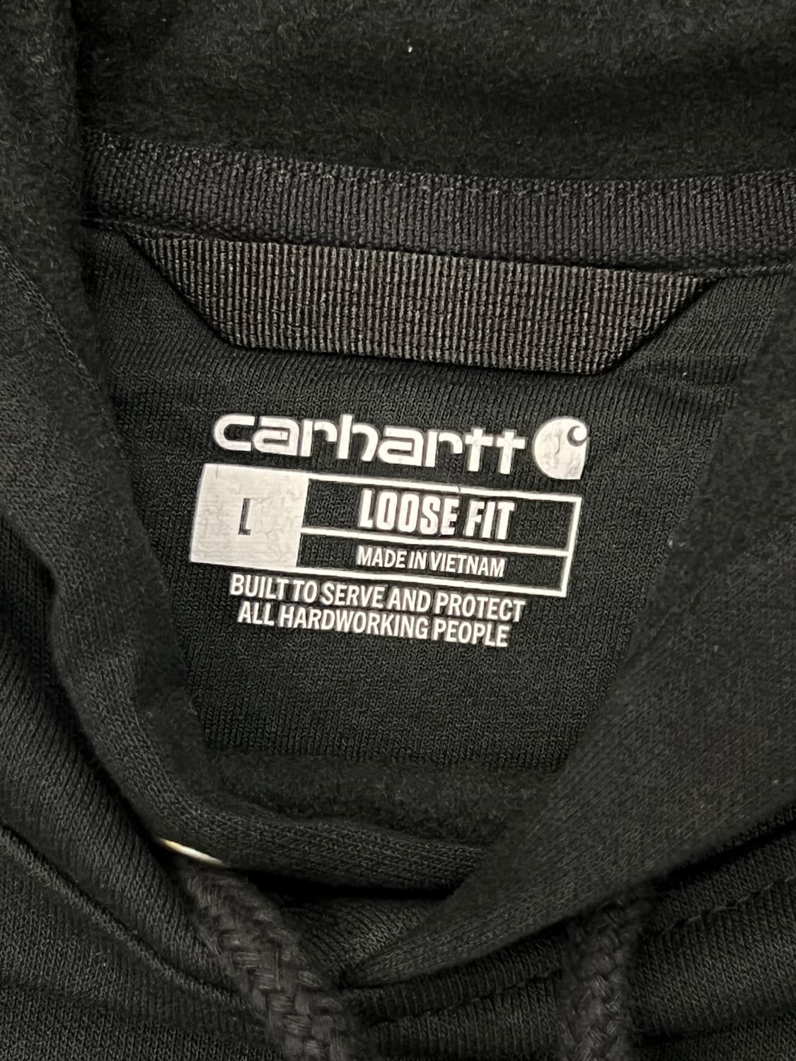 칼하트 자수 후디 L 블랙 상품이미지4