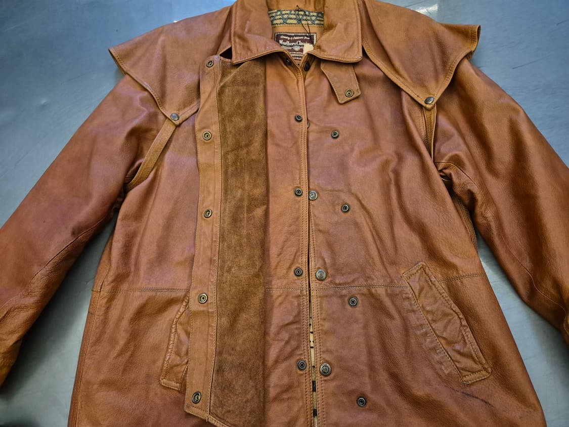 90s Marlboro classics duster cape coat 상품이미지6