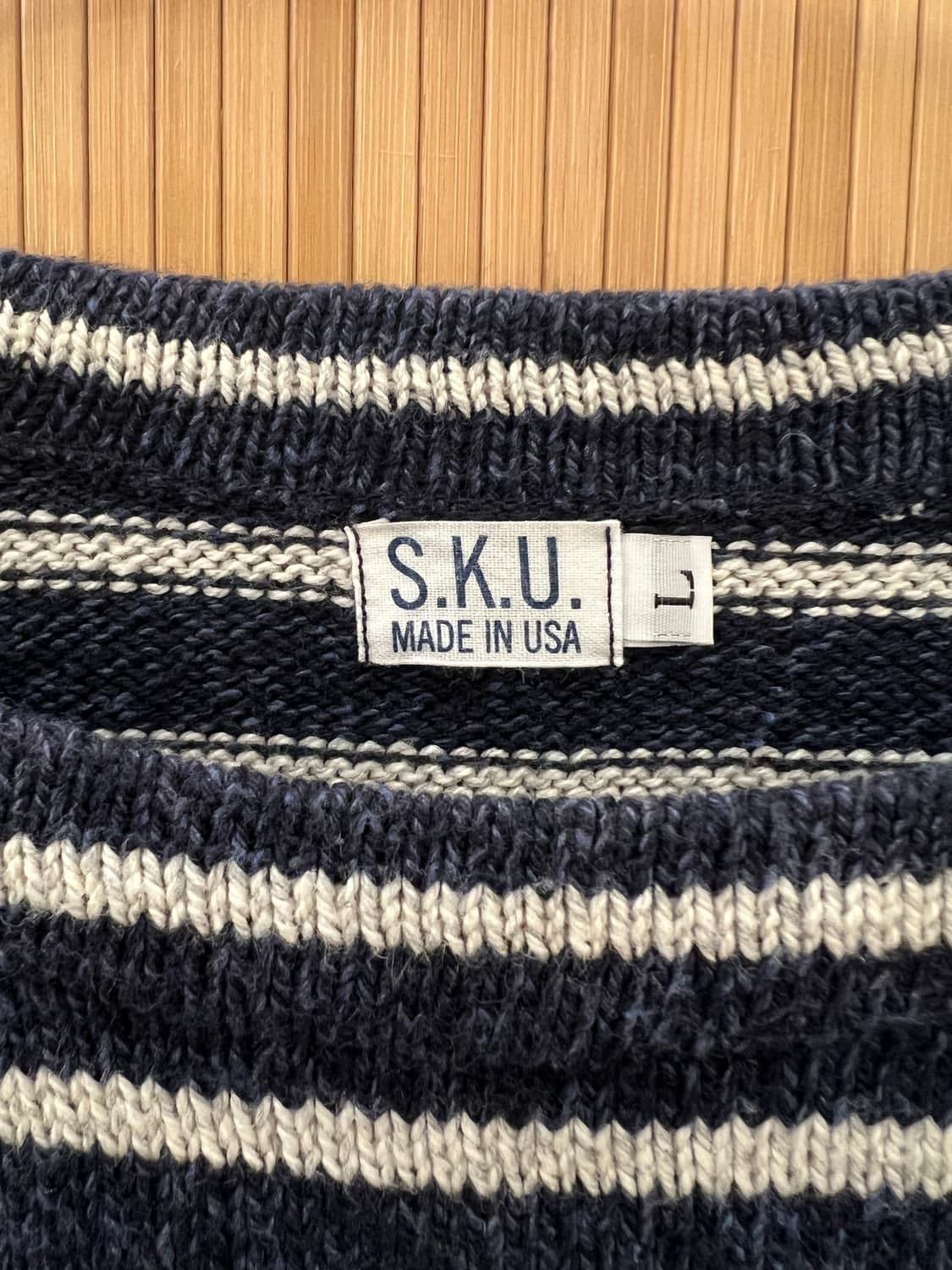 SKU 세이브카키 made in usa L 봄니트 판매 상품이미지4