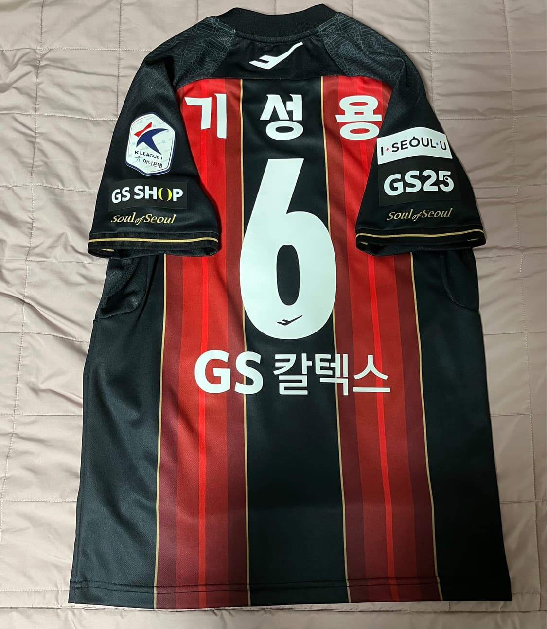 2022 fc서울 홈 기성용 풀마킹 유니폼 95사이즈 상품이미지3