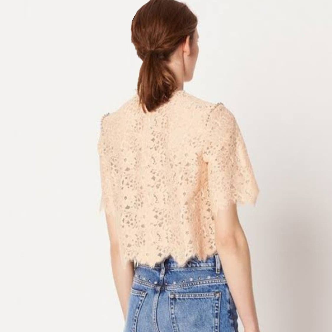 산드로(sandro) 쥬얼리 레이스블라우스 55-66 상품이미지3